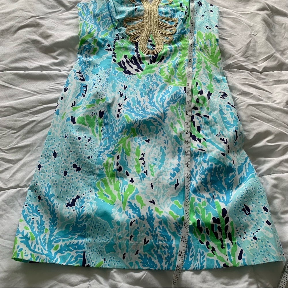 Lilly Pulitzer Janice Shift Dress Let’s Cha Cha - Picture 7 of 9